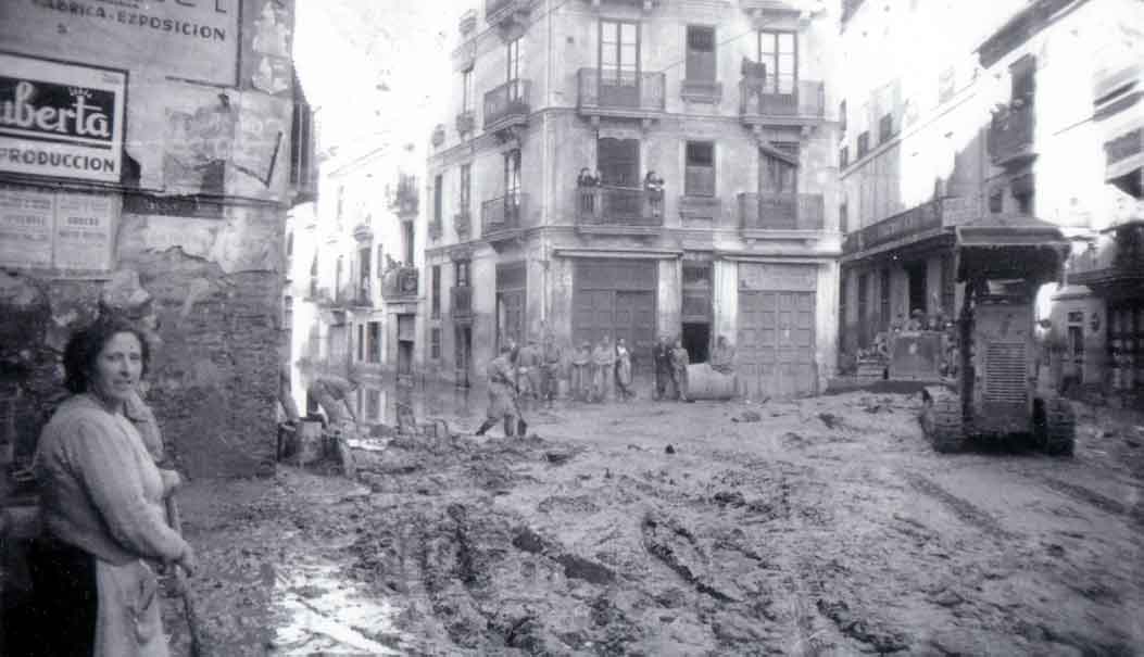 calle sagunto riada 14 octubre 1957 valencia